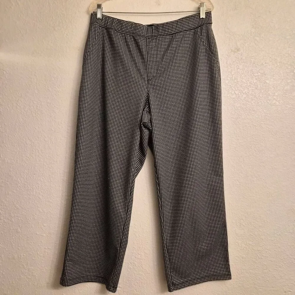 Sanctuary Houndstooth Stretch Capri Pants: Flattering Fit, Classic Sexy Chic
